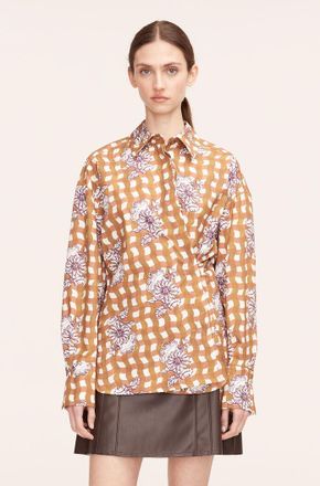 Rebecca Taylor Gingham Daisy Button Down