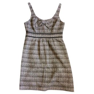 Tibi black and white bow embellished dress Size S