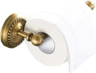 OEM Porte-papier Toilette - Laiton Massif - Murale Vintage - Support T&eacute;l&eacute;phone Int&eacute;gr&eacute; - 20 X 7,2 Cm - 1 Pi&egrave;ce