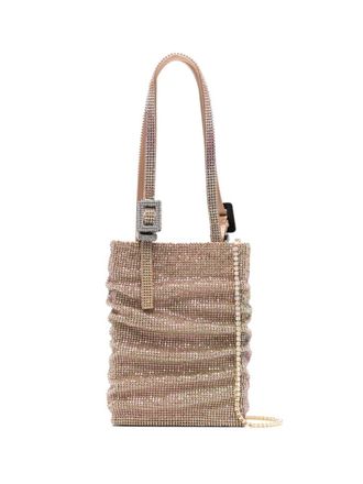 Benedetta Bruzziches Shopper verfraaid met stras - Goud