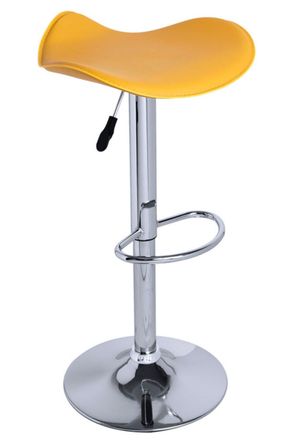 Regalos Miguel Pack 4 Taburetes color amarillo en polipiel