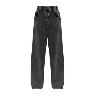Diesel Jeans, Dames, Zwart, L, Denim, P-Stuky Broek