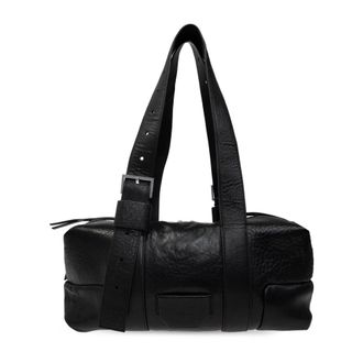 AllSaints Bolso de hombro Ares de piel granulada - Bags - Mujer - Negro - ONE SIZE