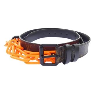 Louis Vuitton Pre-owned Belts, male, Brown, Size: ONE SIZE Pre-owned Vintage Belt