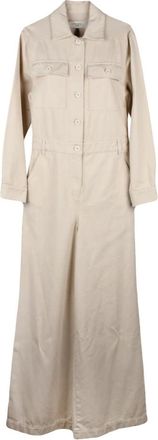 Max Mara Jumpsuits & Playsuits, Dames, Beige, S, Katoen, Radice Jumpsuit