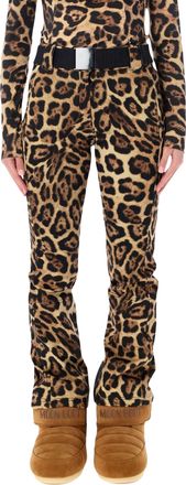 Goldbergh Minou Leopard Print High-Waisted Fitted Pants