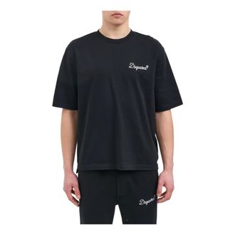 Dsquared2 T-Shirts, male, Black, Size: XL Signature Loose Fit T-Shirt
