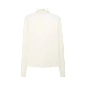 Filippa K Truien & Vesten, Dames, Wit, M, Wol, Sheer Wool Mock Top