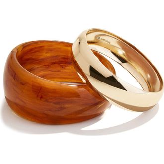 BaubleBar Phoebe Set of 2 Bangles in Brown at Nordstrom