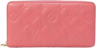 Louis Vuitton Pre-owned Wallets, female, Pink, Size: ONE SIZE Pre-owned Zippy Long Wallet