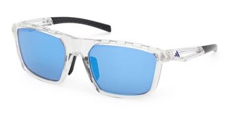 Adidas Sport SP0111 26X Mens Sunglasses Clear Size 57