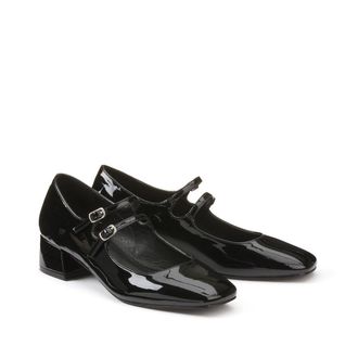 La Redoute Collections Ballerinas met dubbel bandje, kleine hak