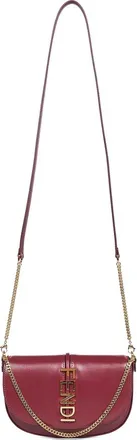 Fendi Lettering Flap Tote Bag