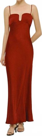 Elodie Blake Maxi Dress In Wine