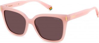 Polaroid Womens PLD-6192-S-35J PLD 6192 S 54 35J Sunglasses - Pink - One Size