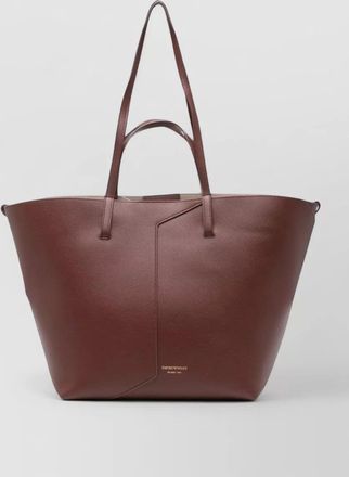 Emporio Armani leather tote bag