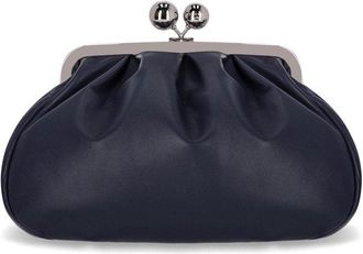 Weekend by Max Mara CLUTCH PASTICCINO CUBICO MEDIUM BLU SCURO MAX MARA WEEKEND