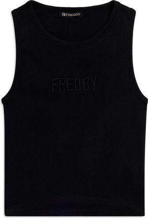 Freddy Canotta Cropped con logo FREDDY ricamato