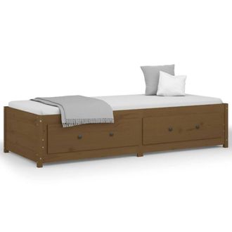 Berkfield Home Day Bed Honey Brown 90x200 cm Solid Wood Pine
