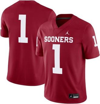 Jordan Brand Mens Jordan Brand 1 Crimson Oklahoma Sooners Game Jersey at Nordstrom, Size Xx-Large