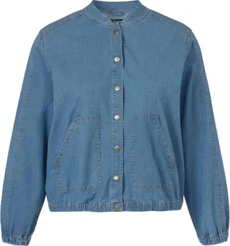 Frapp Dames, Jassen, Blauw, Maat: 4XL Denim