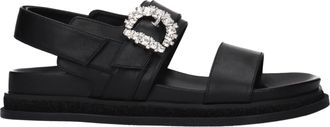 Jimmy Choo London Cheri Sandalen Damess Zwart leer