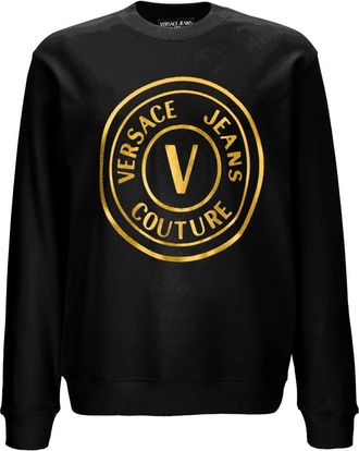 Versace Jeans Couture Sweater - Heren - Sweatshirts - Zwart - 2XL - Hoodies & sweatvesten