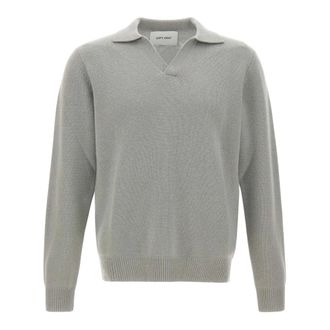 Soft Goat Polo Trui - Heren - Tops - Grijs - Maat: M Kasjmier
