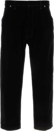 Prada Zwarte Fluwelen Spijkerbroek