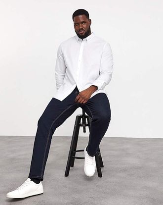 Jacamo Long Sleeve Oxford Shirt