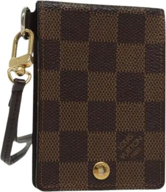 Louis Vuitton Pre-owned Wallets, female, Brown, Size: ONE SIZE Pre-owned Canvas Wallet