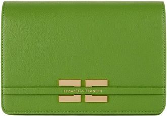 Elisabetta Franchi Shoulder Bag - Dames - Schoudertassen - Groen - ONE Size - Katoen - Tassen