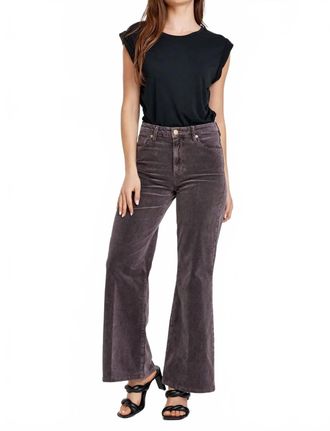 Dear John Denim Fiona Super High Rise Wide Leg Pant In Espresso
