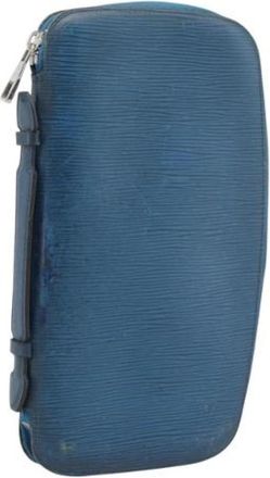 Louis Vuitton Pre-owned Epi Clutch Bag - Dames - Vintage Accessoires - Blauw - ONE Size - Leer - Vintage