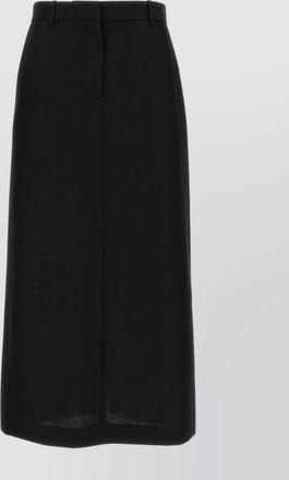 Toteme midi skirt with slit and pockets