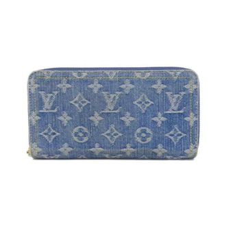 Louis Vuitton Pre-owned LV Remix Monogram Denim Long Wallet - - Pre-owned - Donna - Blu - ONE SIZE