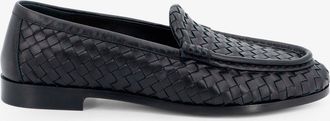 Bottega Veneta Mocassini Silenzio in pelle con motivo Intrecciato - BOTTEGA VENETA - gender_Man