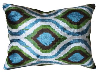 Les-Ottomans Silk Velvet Cushion