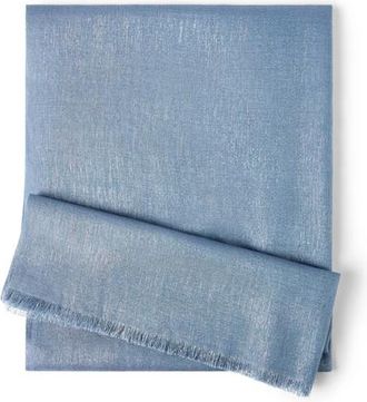 Brunello Cucinelli Sparkling scarf in Blue at Nordstrom