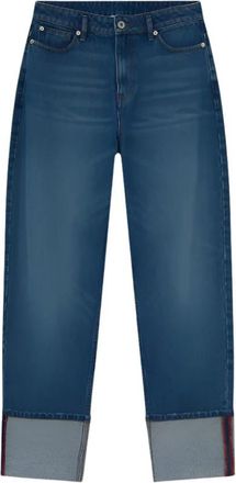 Halfboy Medium Blue Boyfriend Jeans - Dames - Loose Fit Jeans - Blauw - W30 - Jeans