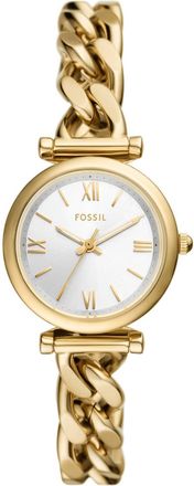 Fossil Womens Carlie Silver Dial Watch