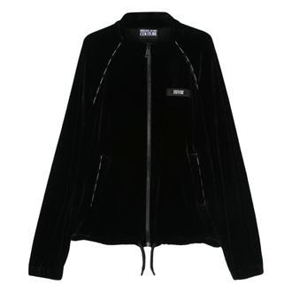 Versace Jeans Couture Heren, Sweatshirts & Hoodies, Zwart, Maat: XL Katoen