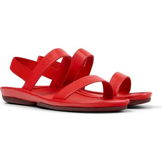 Camper Right Isla Slingback Sandal in Medium Red at Nordstrom, Size 36