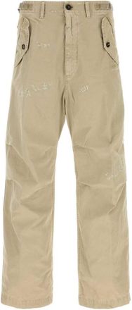 Dsquared2 Beige Distressed Cargo Pants