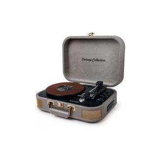 Muse Giradiscos Hifi Tocadiscos El&eacute;ctrico Mt-201 Btg Light Grey B