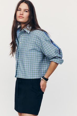 Maeve Cropped Buttondown Shirt
