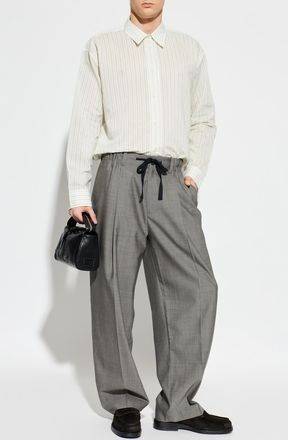 STUDIO NICHOLSON Noam Trousers, Mens, Grey