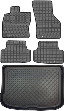 OEM Juego De Alfombrillas De Goma Para Coche Y Alfombrilla Para Maletero Para Audi A3 Iii 8v Hatchback (de Agosto De 2012 A Marzo De 2020)
