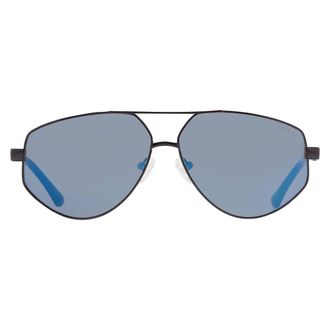 Guess Blue Mirror Navigator Unisex Sunglasses GF5076 01X 60