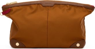 Hammitt Hammitt Nicky Cosmetic Pouch Amber Nylon Gold Lrg